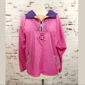 Winning Ways Windbreaker Jacket Hoodie M Pink #326